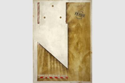Modèle Berger - dessin & empreinte sur papier (91,5 x 65 cm) 