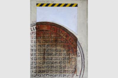 Sol & détail de Lamon - Dessins & empreintes sur papier Ingre (63.5 x 47.5 cm)