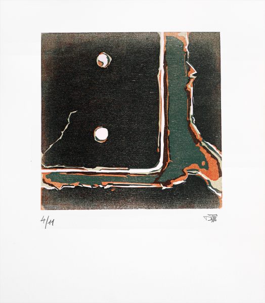 Gravure anfractuosité  sur papier BFK Rive (56 x 38 cm)
