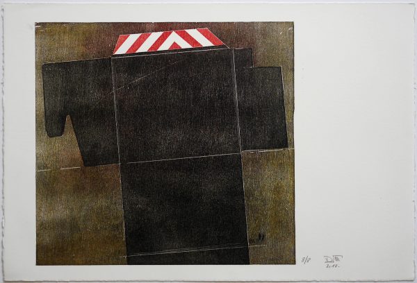 Gravure pliage sur papier BFK Rive (38.5x56 cm)
